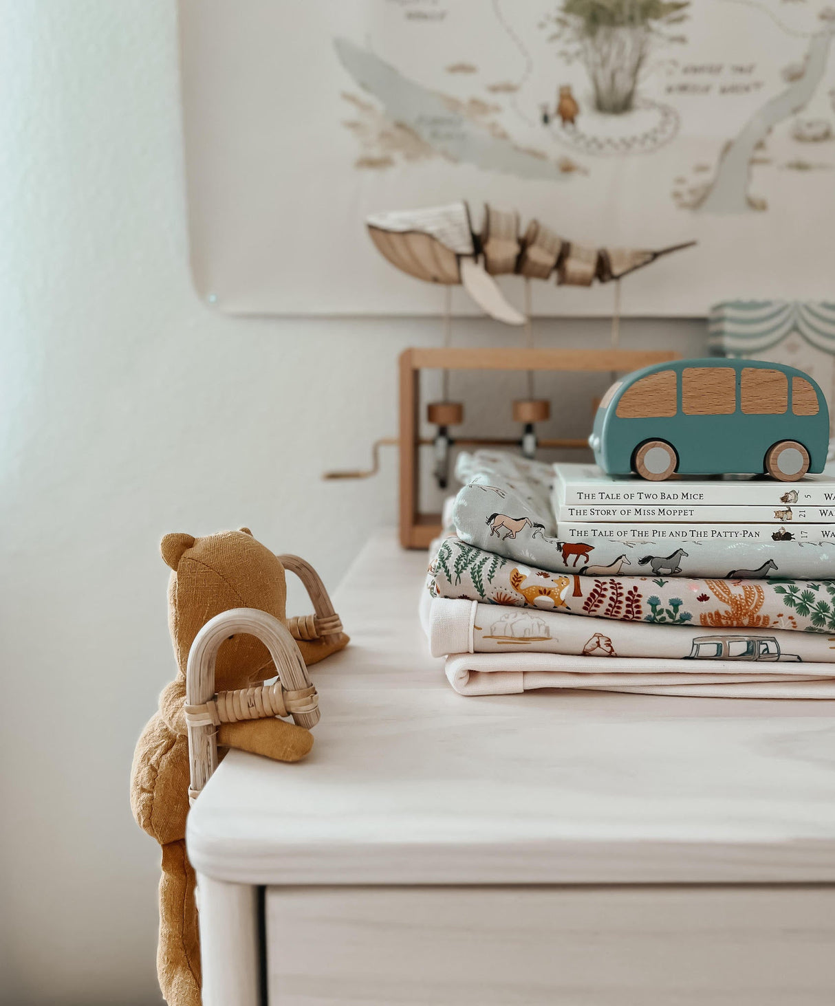 Bamboo Blend Baby Blanket - Boho Woodland - HoneyBug