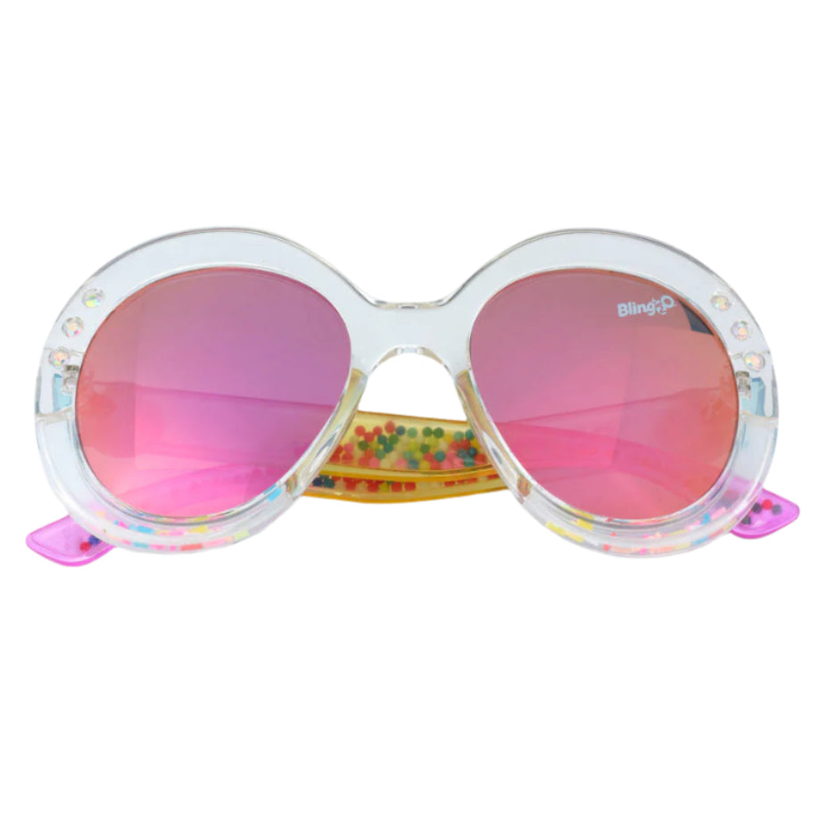Glass Beach Sprinkle Sunrise Kids' Sunglasses - HoneyBug