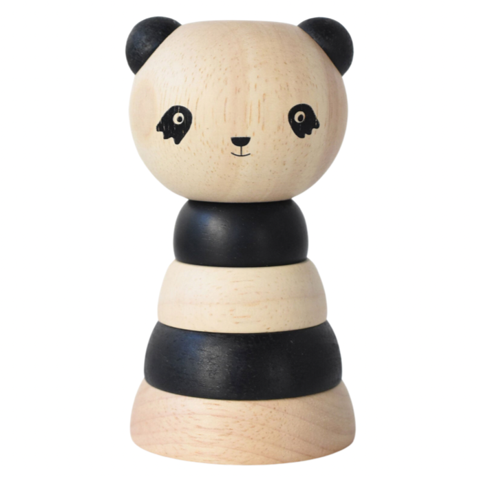 Wood Stacker - Panda - HoneyBug
