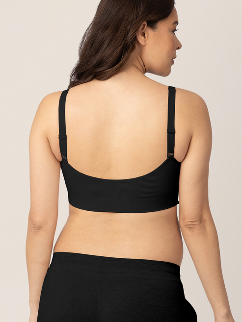 Sublime® Adjustable Crossover Nursing & Lounge Bra | Black - HoneyBug