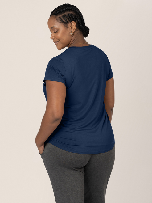 Everyday Nursing & Maternity T-shirt | Navy - HoneyBug