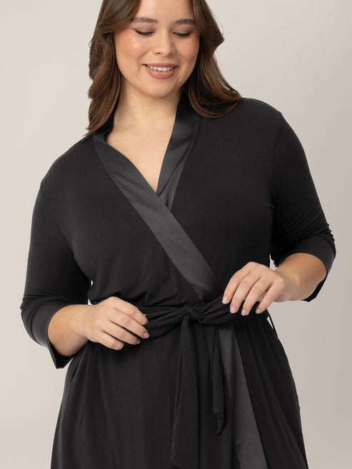 Emmaline Robe | Black - HoneyBug