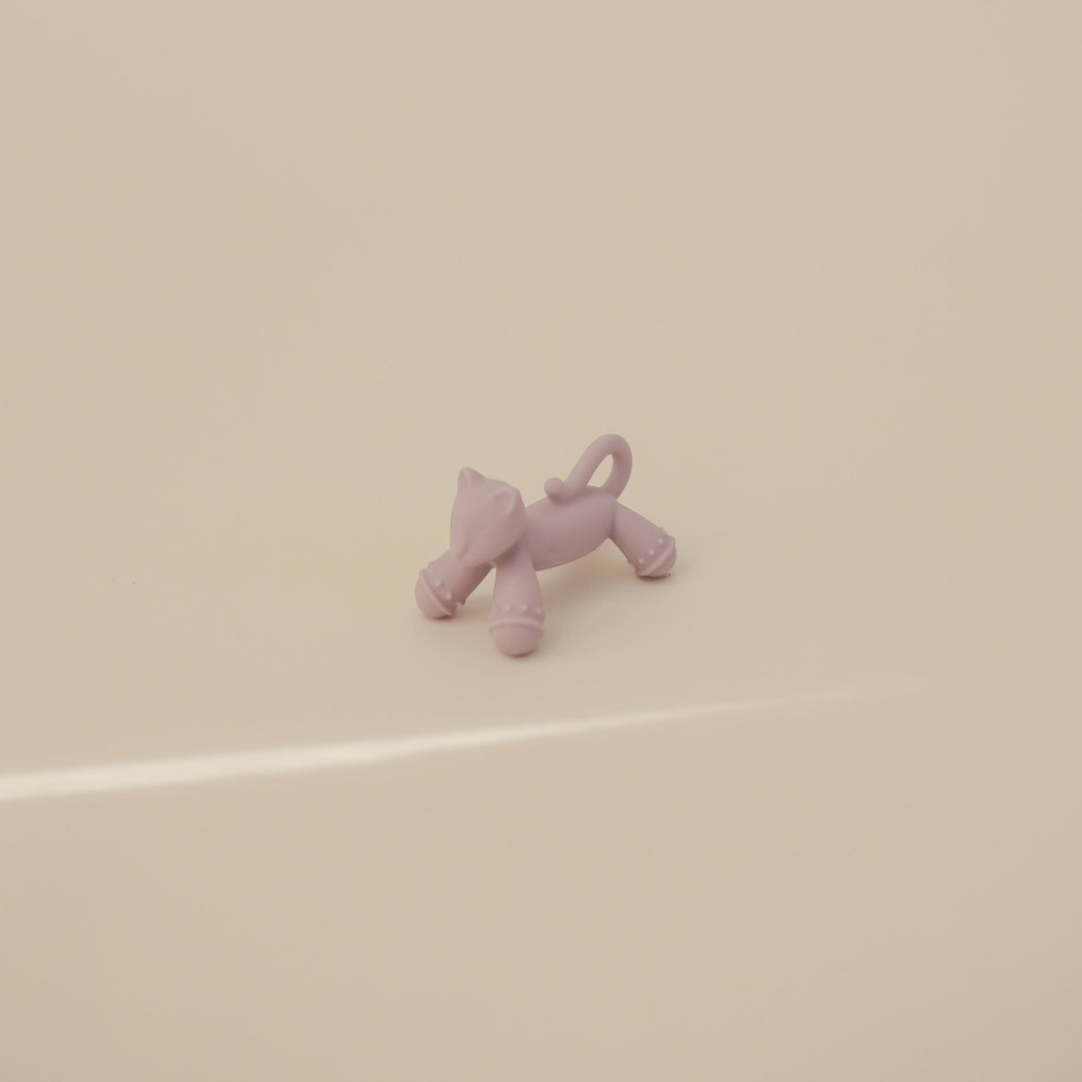 Cat Figurine Teether - HoneyBug