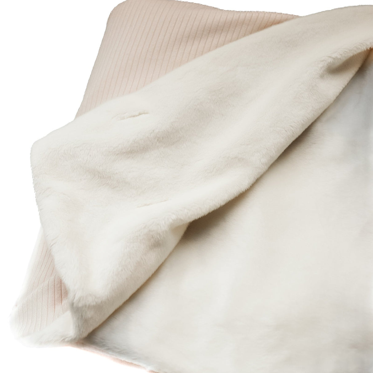 Oat Ribbed Toddler Blanket