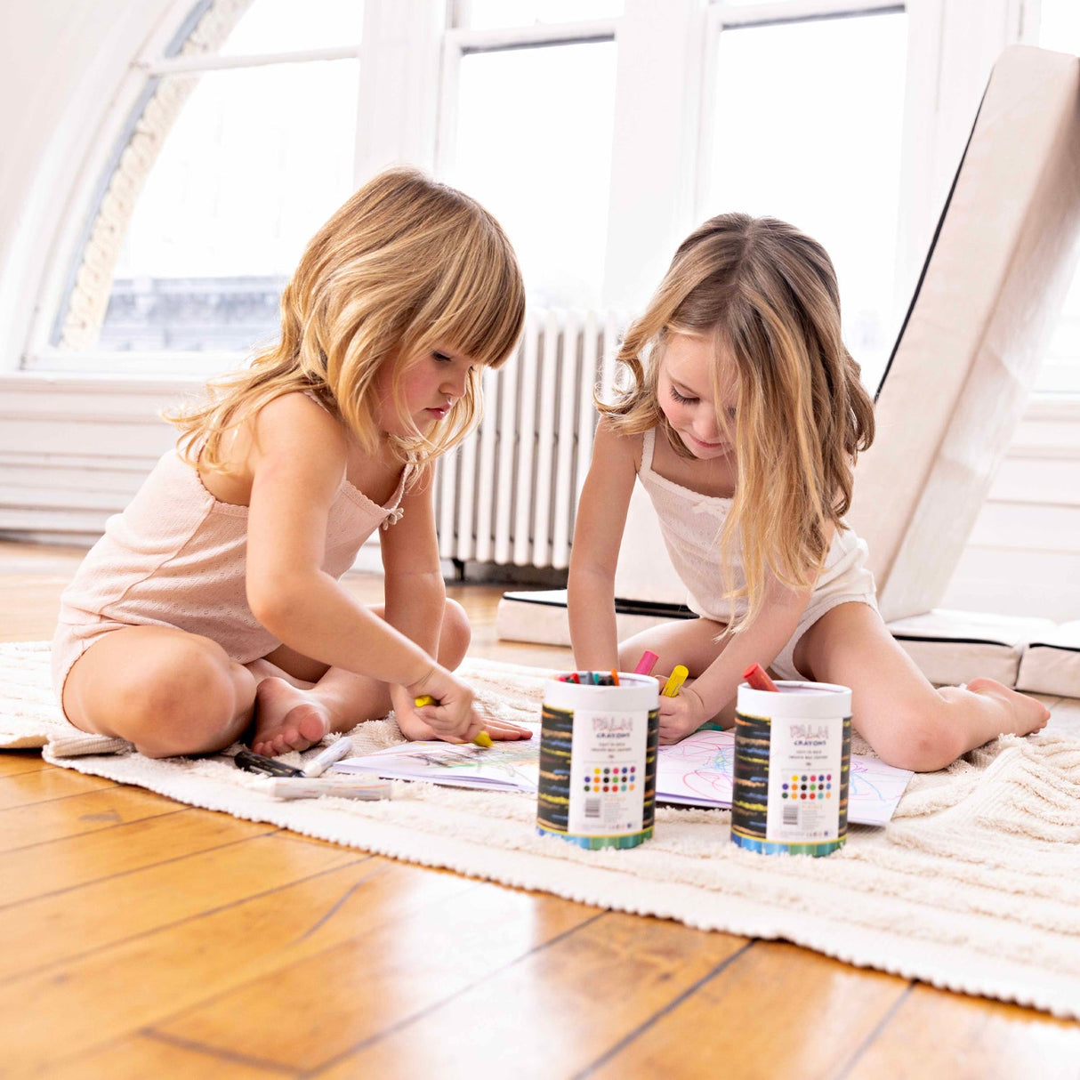 Pointelle White, Girl (2 Sets) - HoneyBug