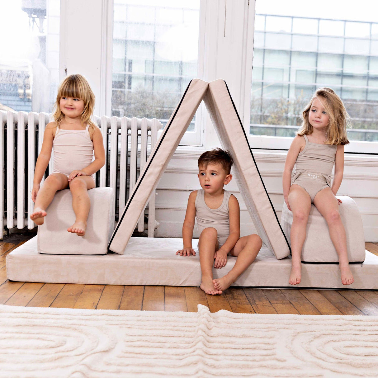 Logo Band Mauve + Taupe (2 Sets) - HoneyBug