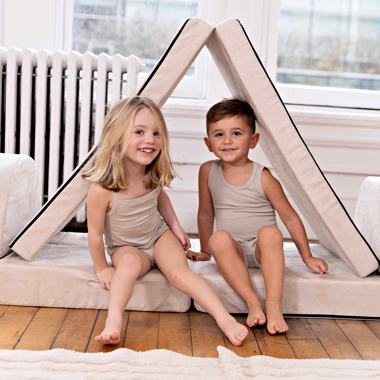Bamboo Cotton White, Boy (2 Sets) - HoneyBug