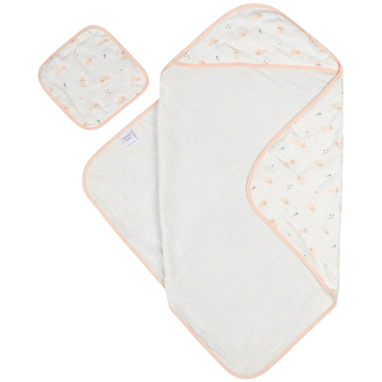 Bunny Hooded Towel Set - HoneyBug