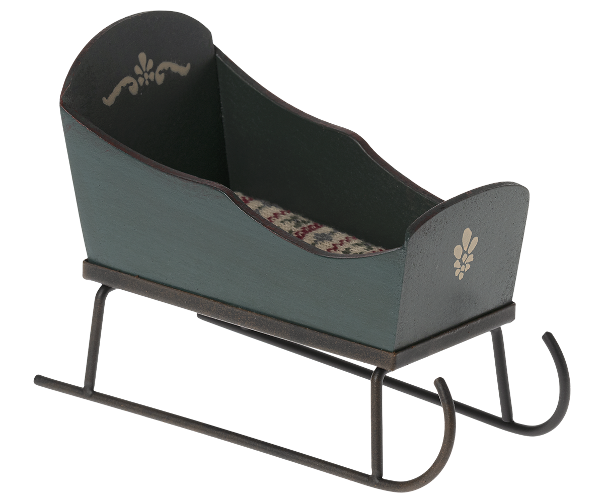 Sleigh, Mouse - Green - HoneyBug