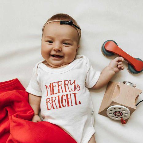 graphic bodysuit | merry & bright - HoneyBug