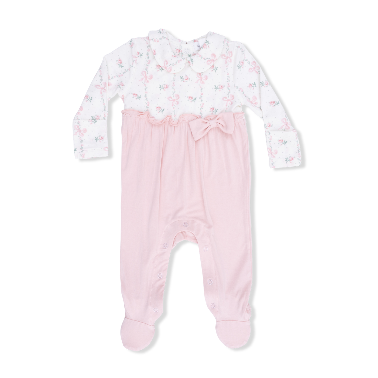 Dainty Buds and Bows - Bow Footie