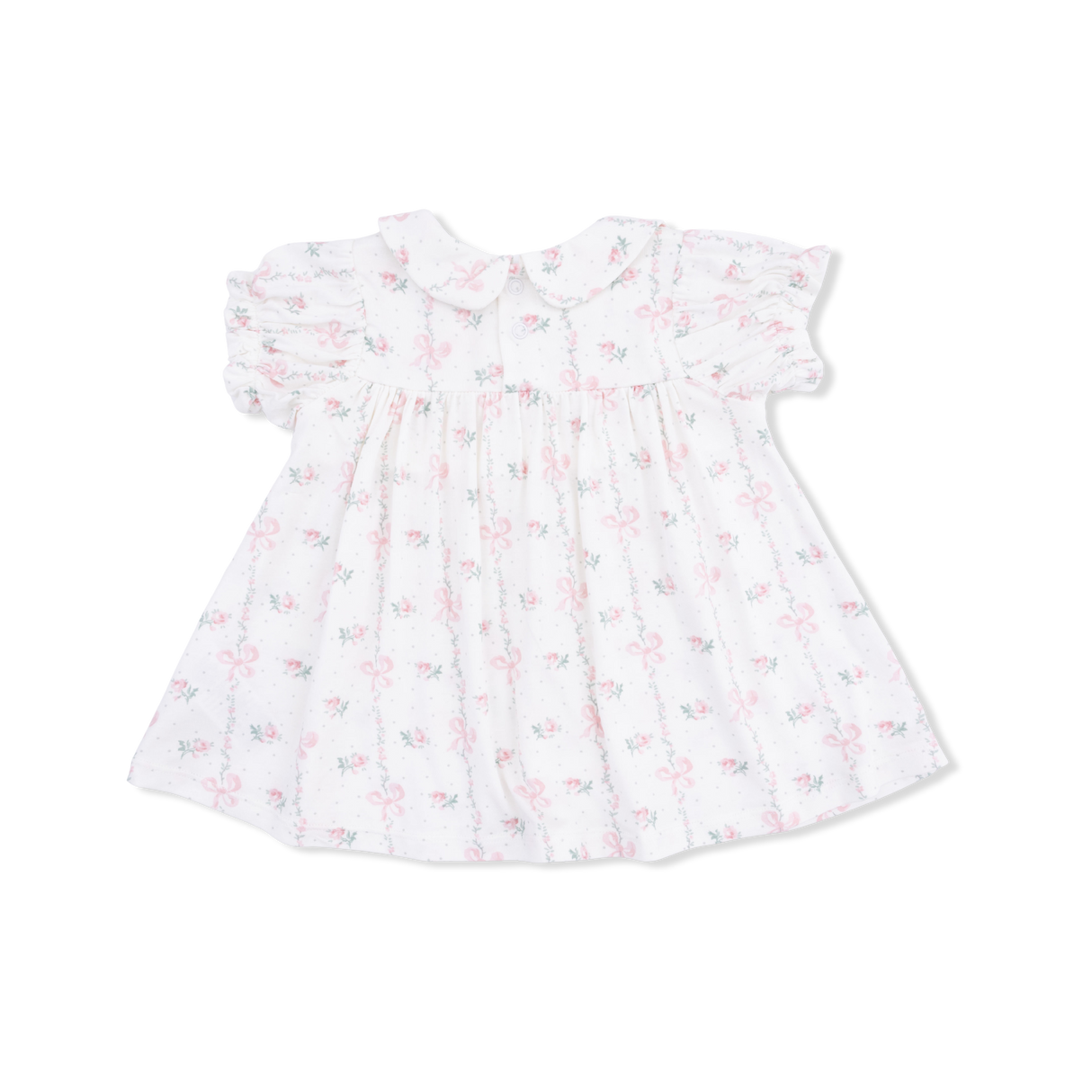 Dainty Buds and Bows - Smocked Dress Set