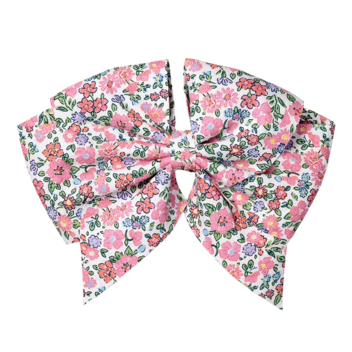 Girl's Hair Bows in Fleurs de Rose - HoneyBug