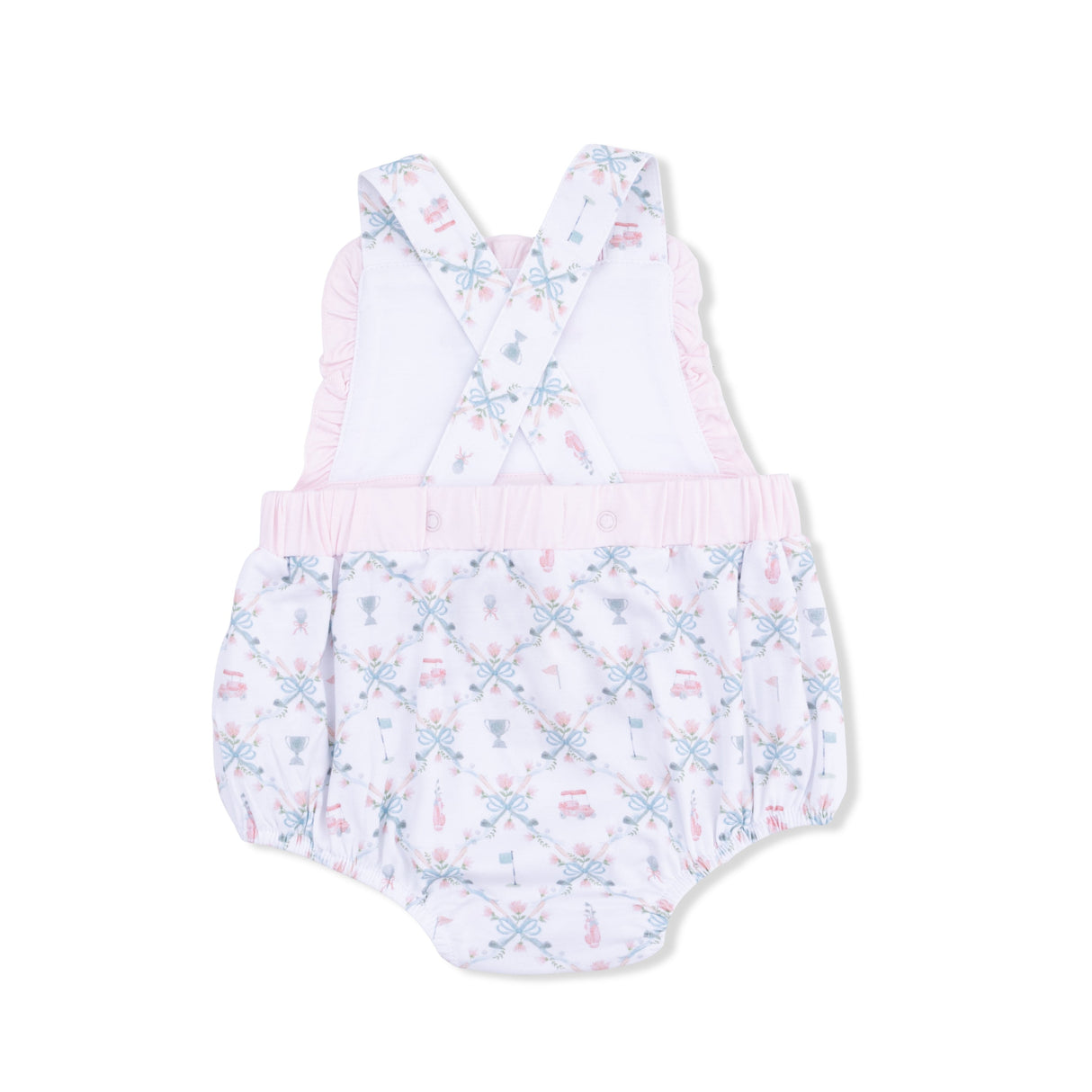 Golf Trellis Pink - Ruffle Bubble
