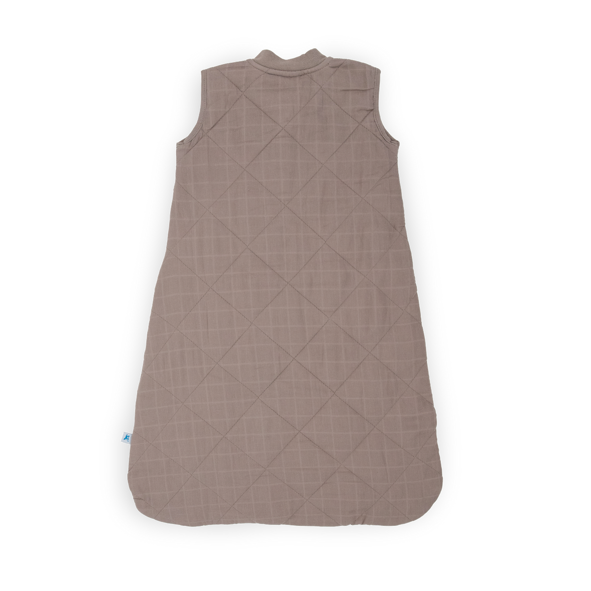 Cotton Muslin Quilted Sleep Bag - Mocha - HoneyBug