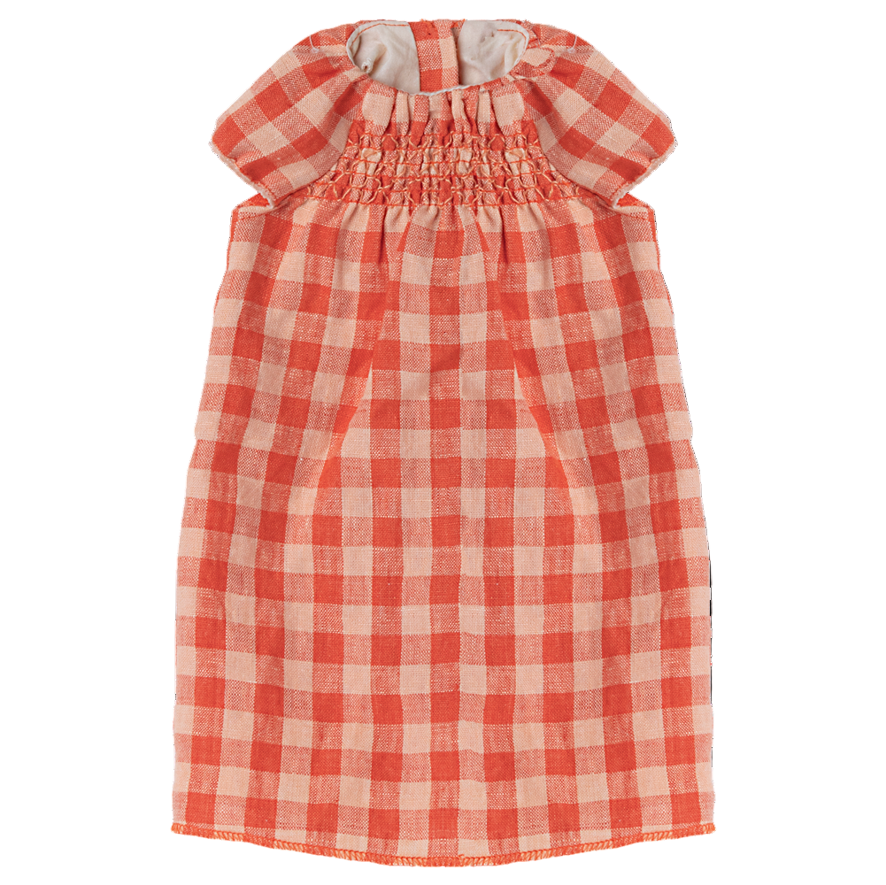 Doll Plaid Dress - Size 5 - Red - HoneyBug