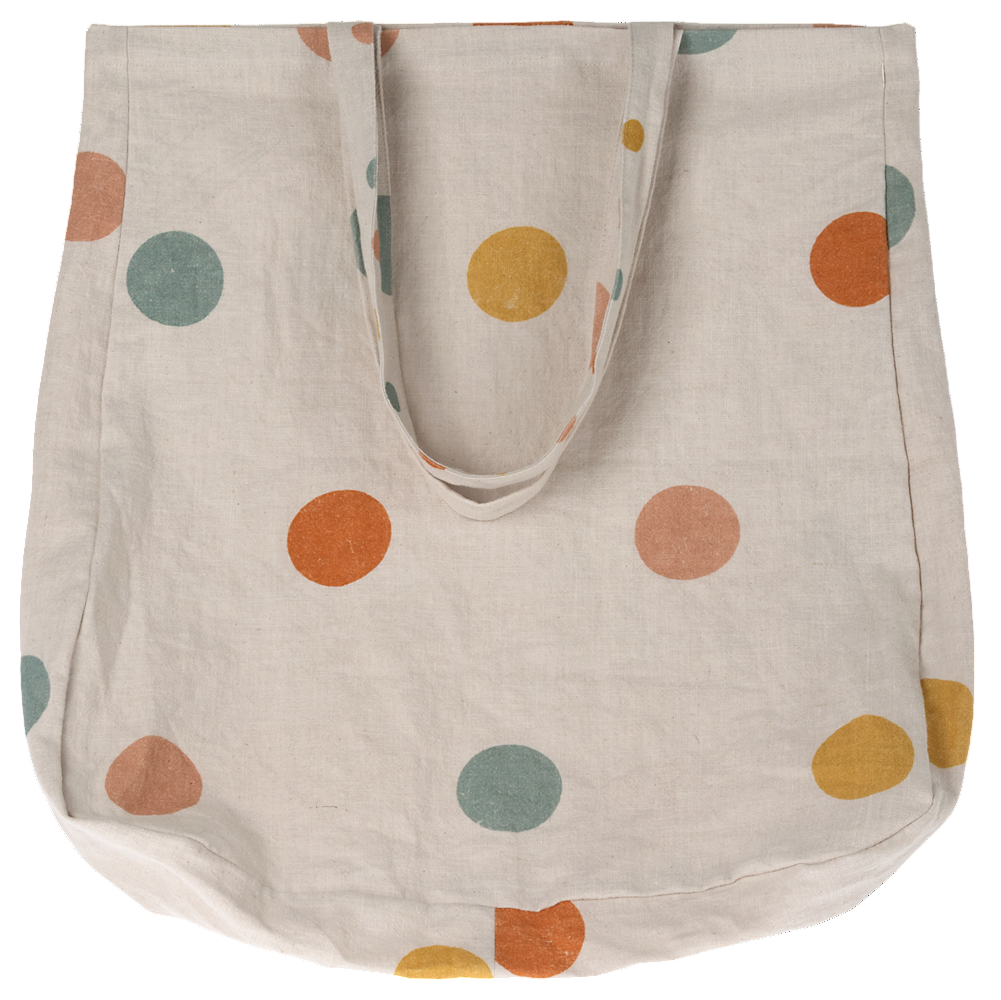 Tote Bag - Multi Dots - Large - HoneyBug