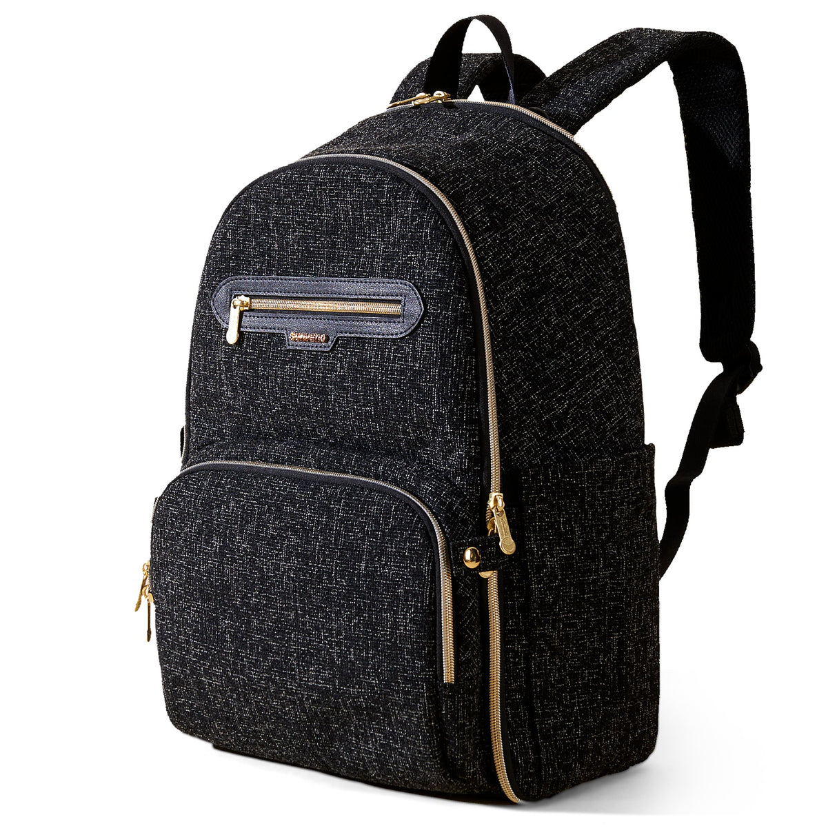 Convertible Tweed Diaper Backpack