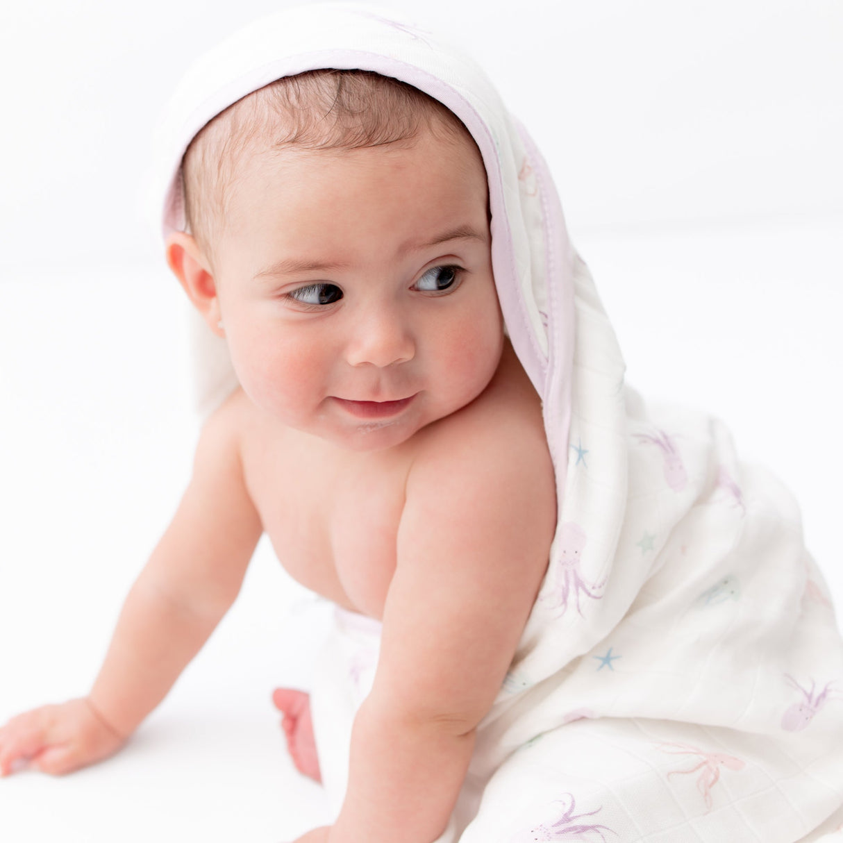 Octopus Hooded Towel Set - HoneyBug