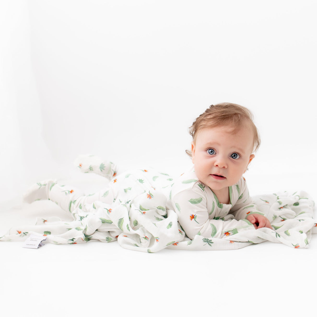 Bird of Paradise Zippered Footie - HoneyBug