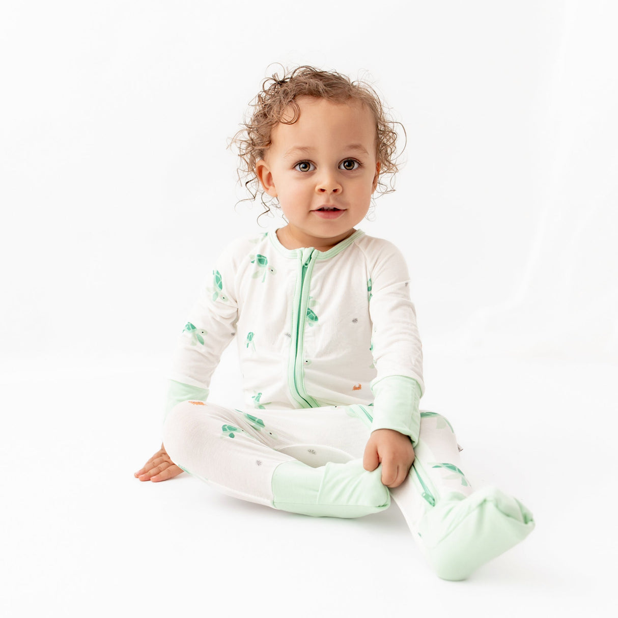 Turtle Romper - HoneyBug