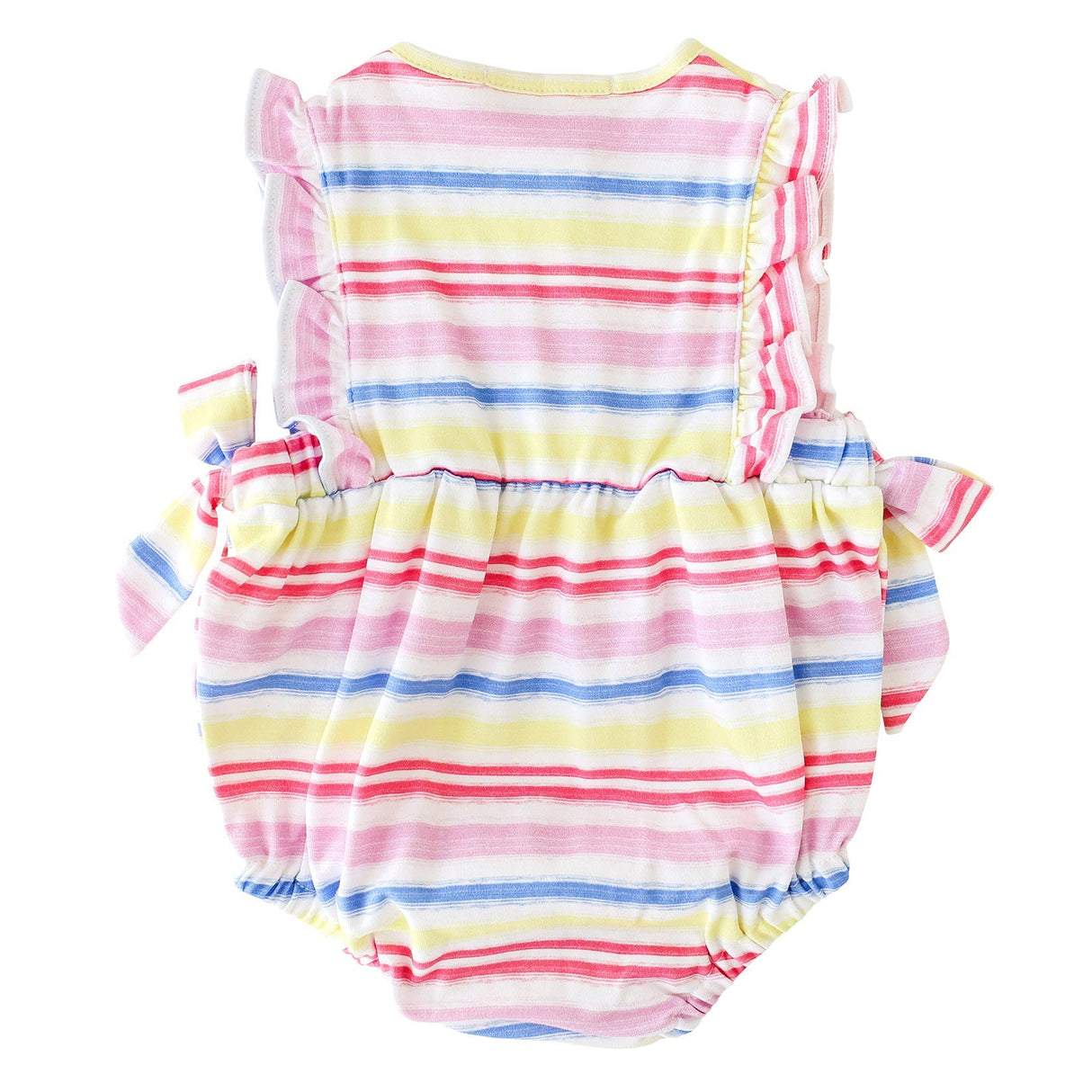 Rainbow Stripe Side Tie Bubble - HoneyBug