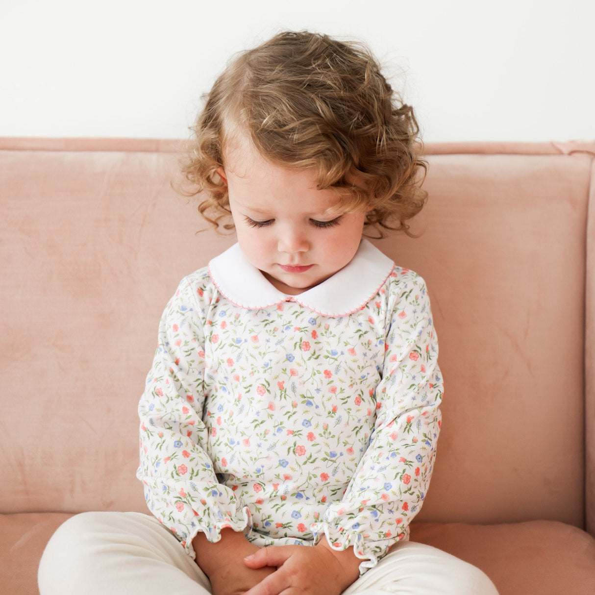 Pink Madison Peter Pan Top - HoneyBug