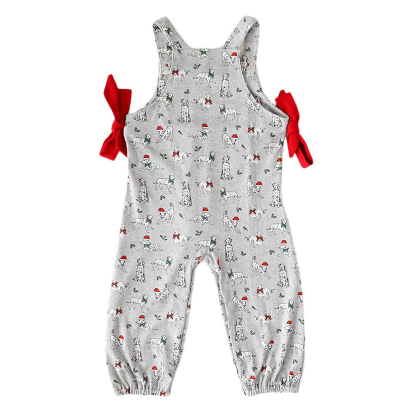 Holiday Dalmatian Romper - HoneyBug
