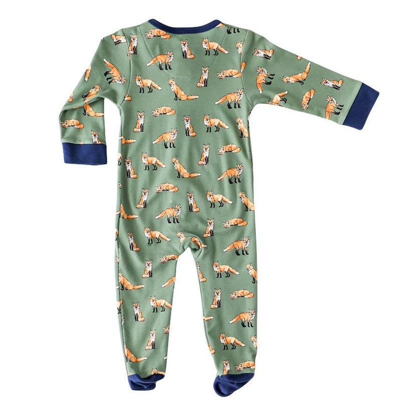 Green Fox Footie - HoneyBug