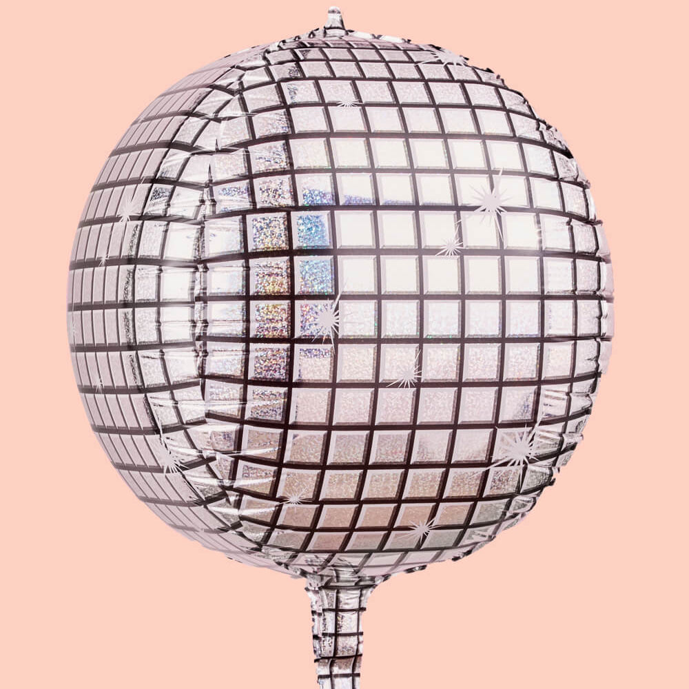 It's Disco, Baby! Balloons - 4 disco ball balloons