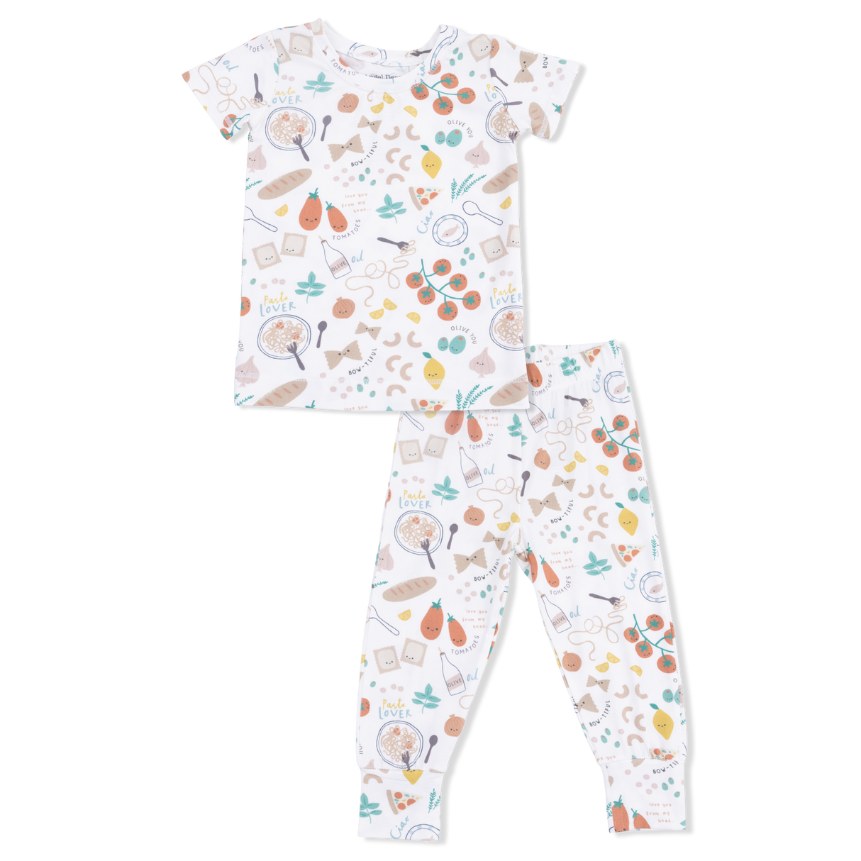 Pasta Lovers - Short Sleeve Loungewear Set