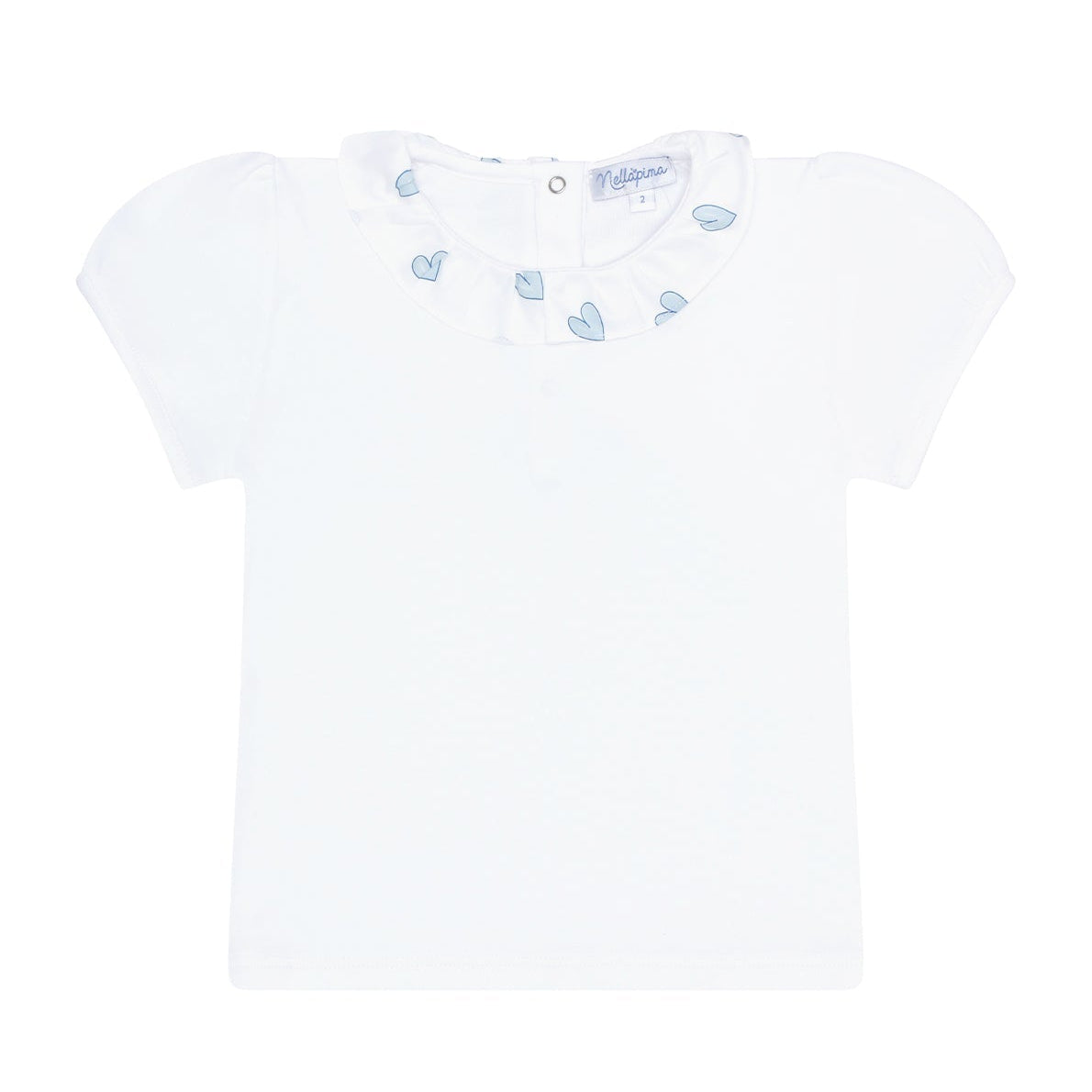Blue Heart Print Tee