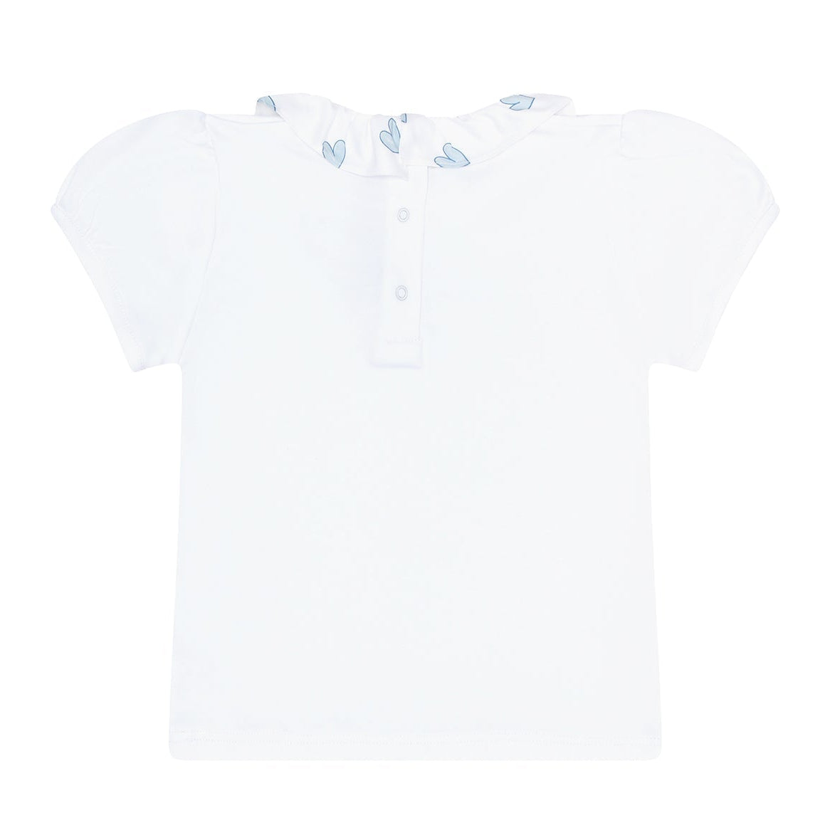 Blue Heart Print Tee
