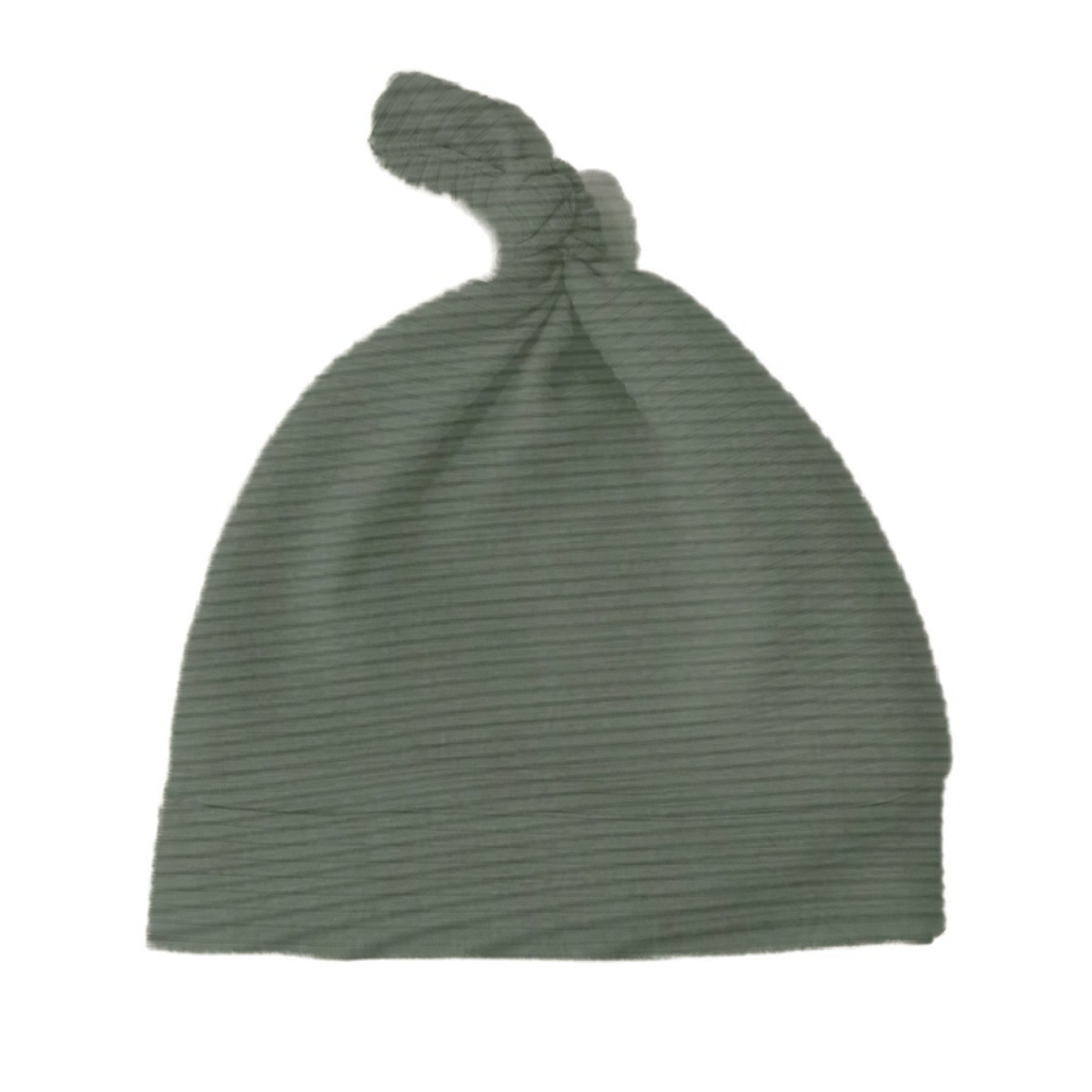 Moss Ribbed Knit Newborn Baby Knot Hat