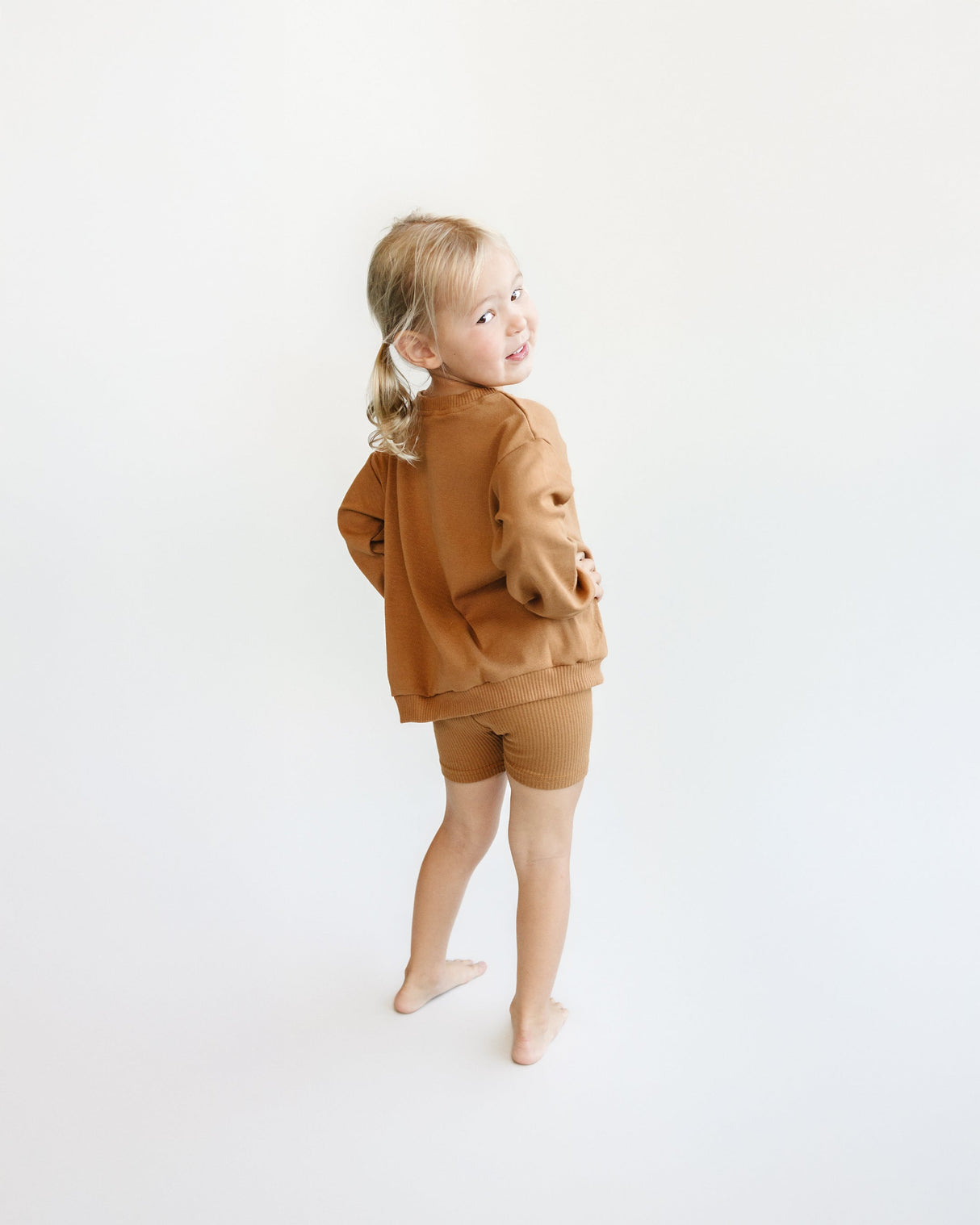 Biker Shorts Set | Rust - HoneyBug