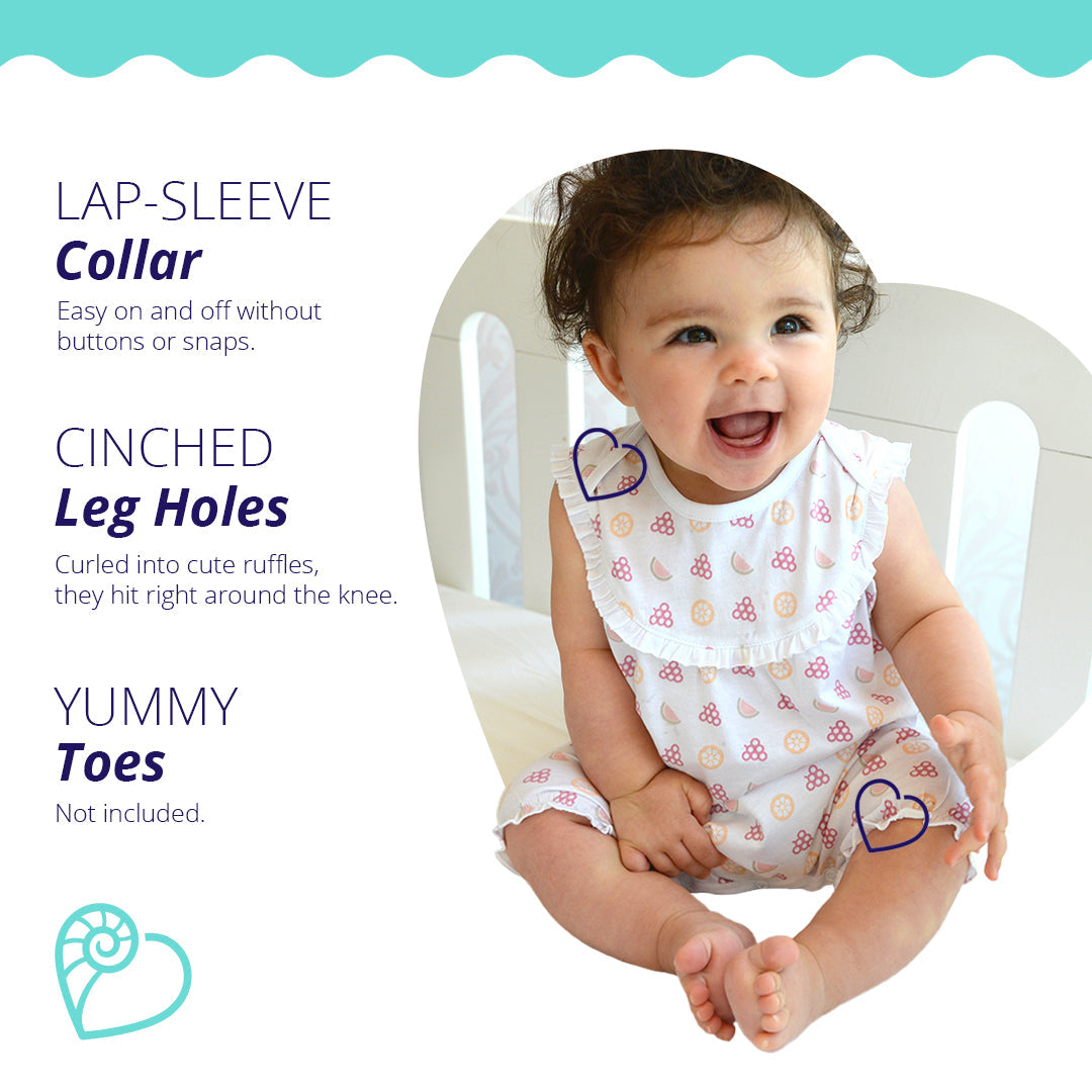 Yoke Romper - Calamari Cuddle Cove - HoneyBug