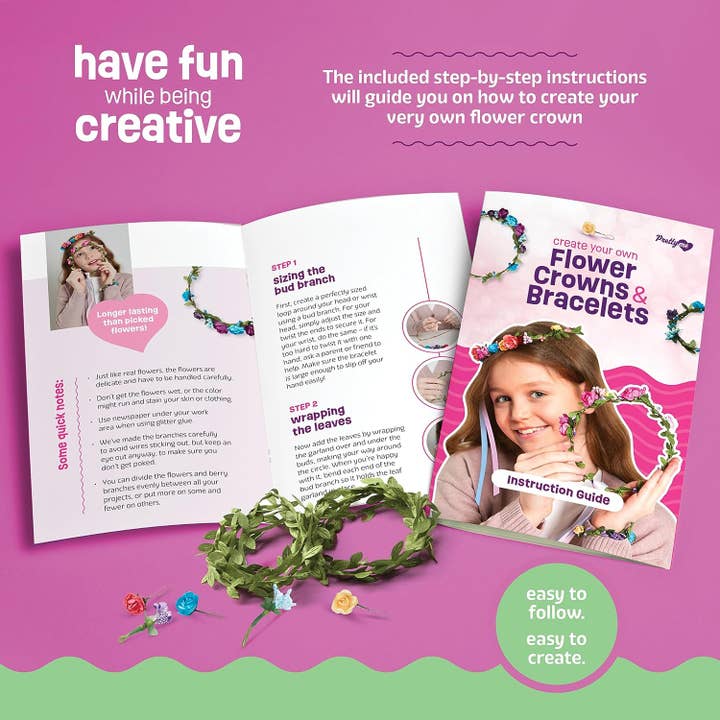 Flower Crowns & Bracelet Making Kit - HoneyBug