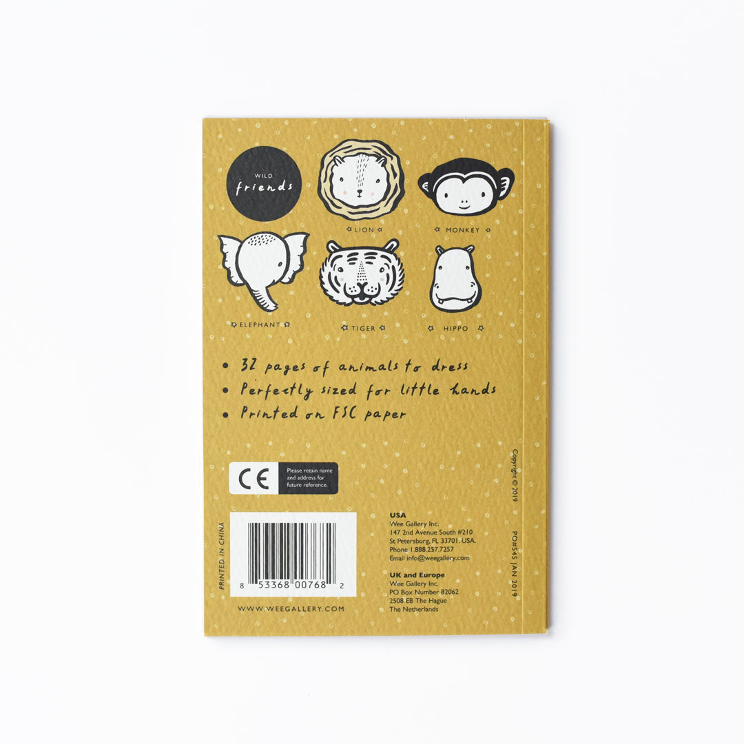 32 Ways to Dress Wild Animals - Activity Book - HoneyBug