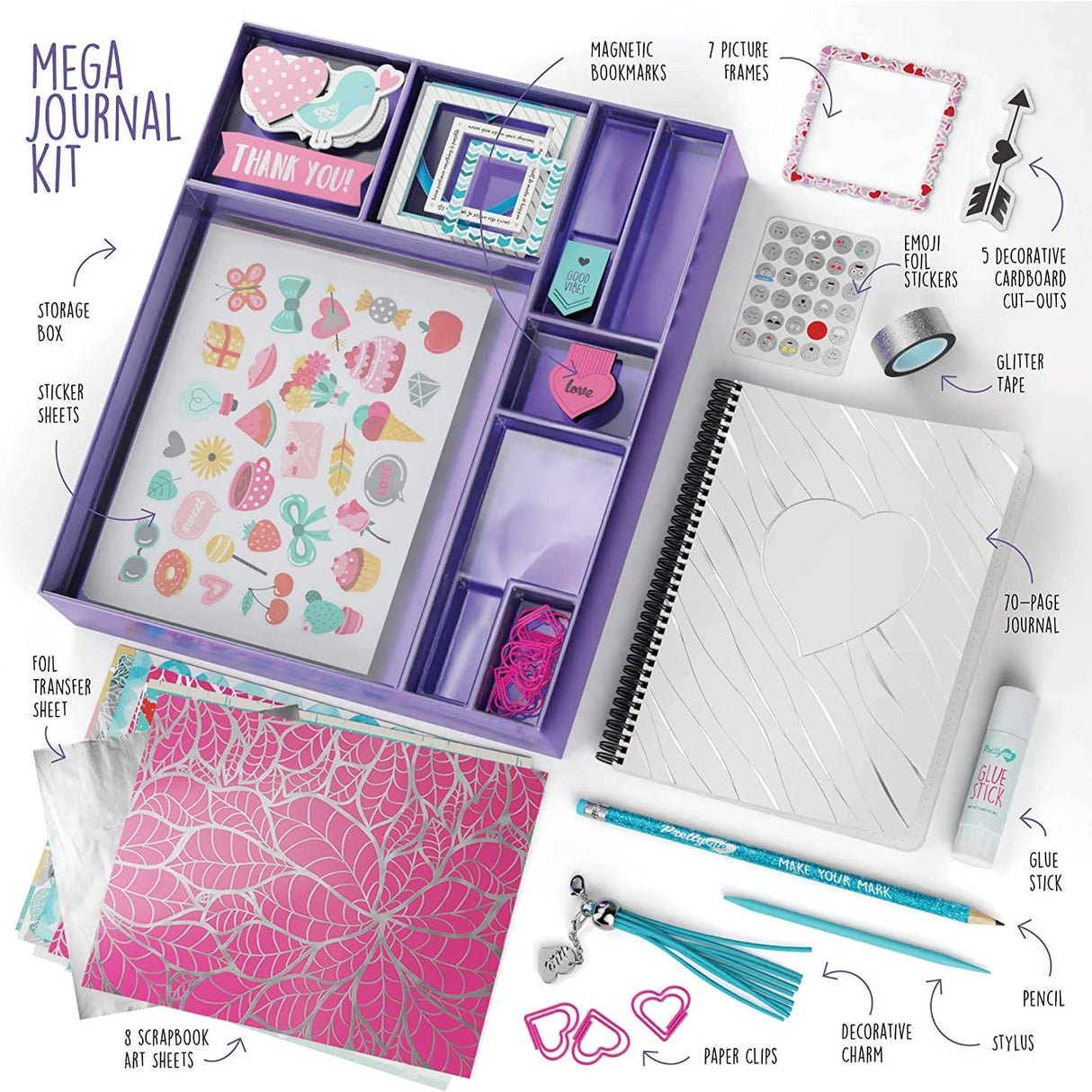 Diy Journal Kit For Girls - HoneyBug