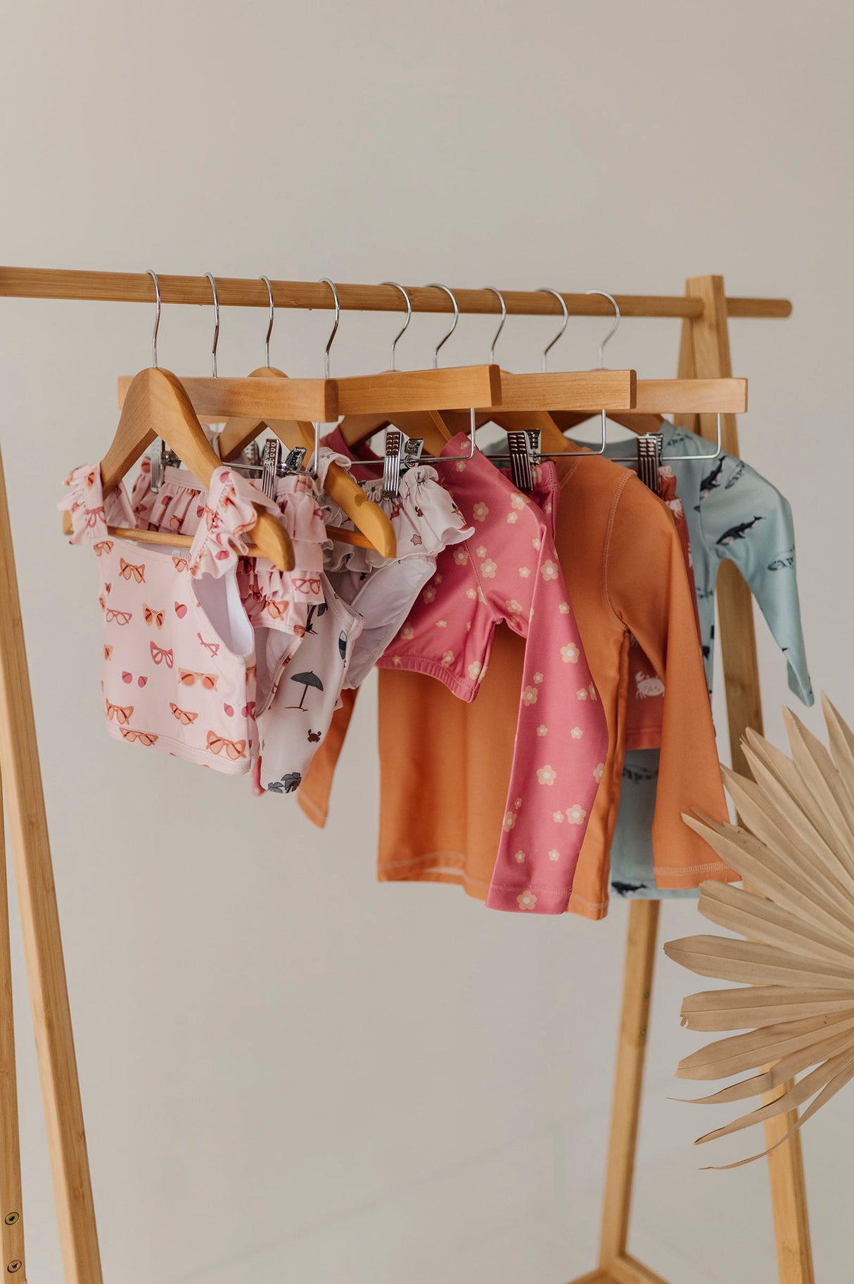 Girl's Two-Piece Crop Swim Set - HoneyBug