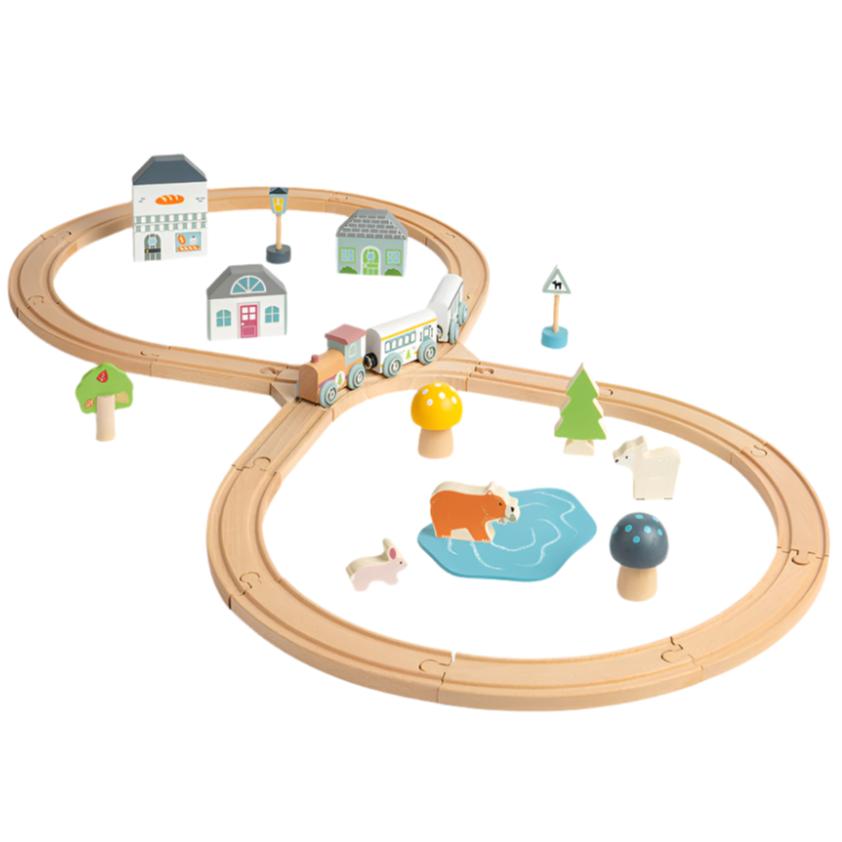 FSC® Certified Train Set (Woodland Animal) - HoneyBug
