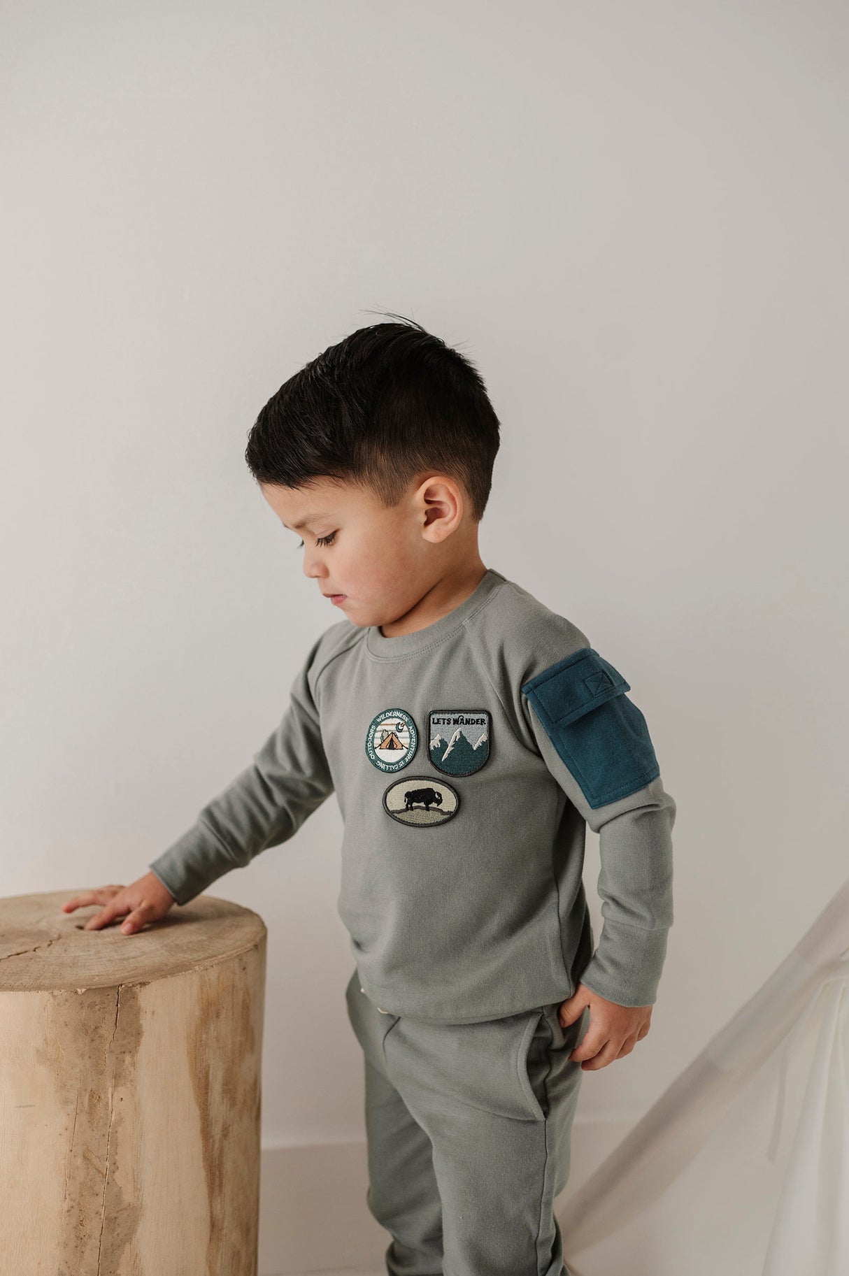 Boy's Raglan Sweatshirt - HoneyBug