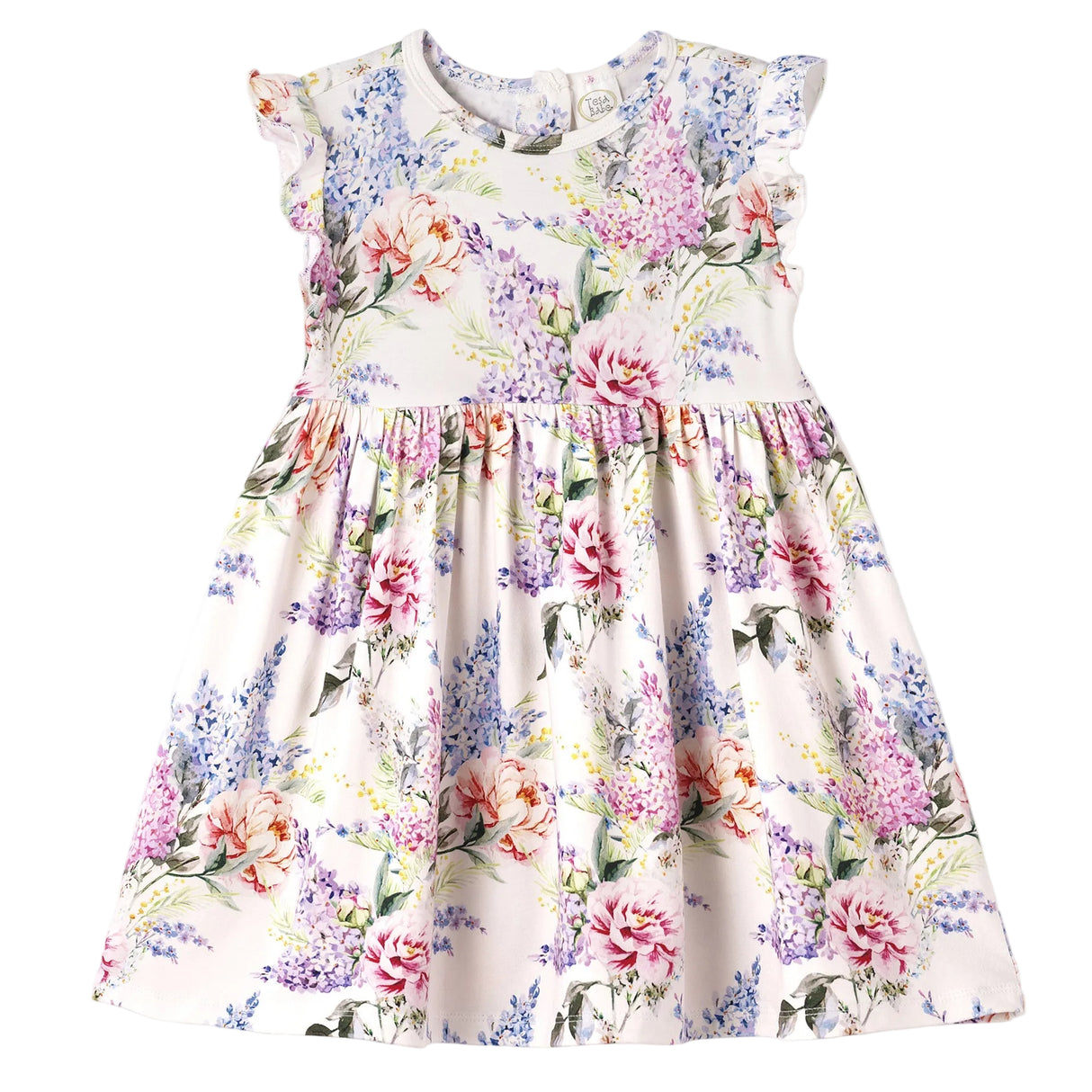 Watercolor Floral Bamboo Dress