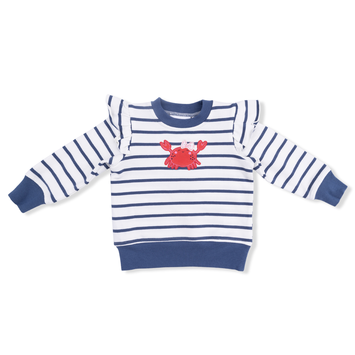Sailor Sea Creatures Appliques - Ruffle Sweatshirt