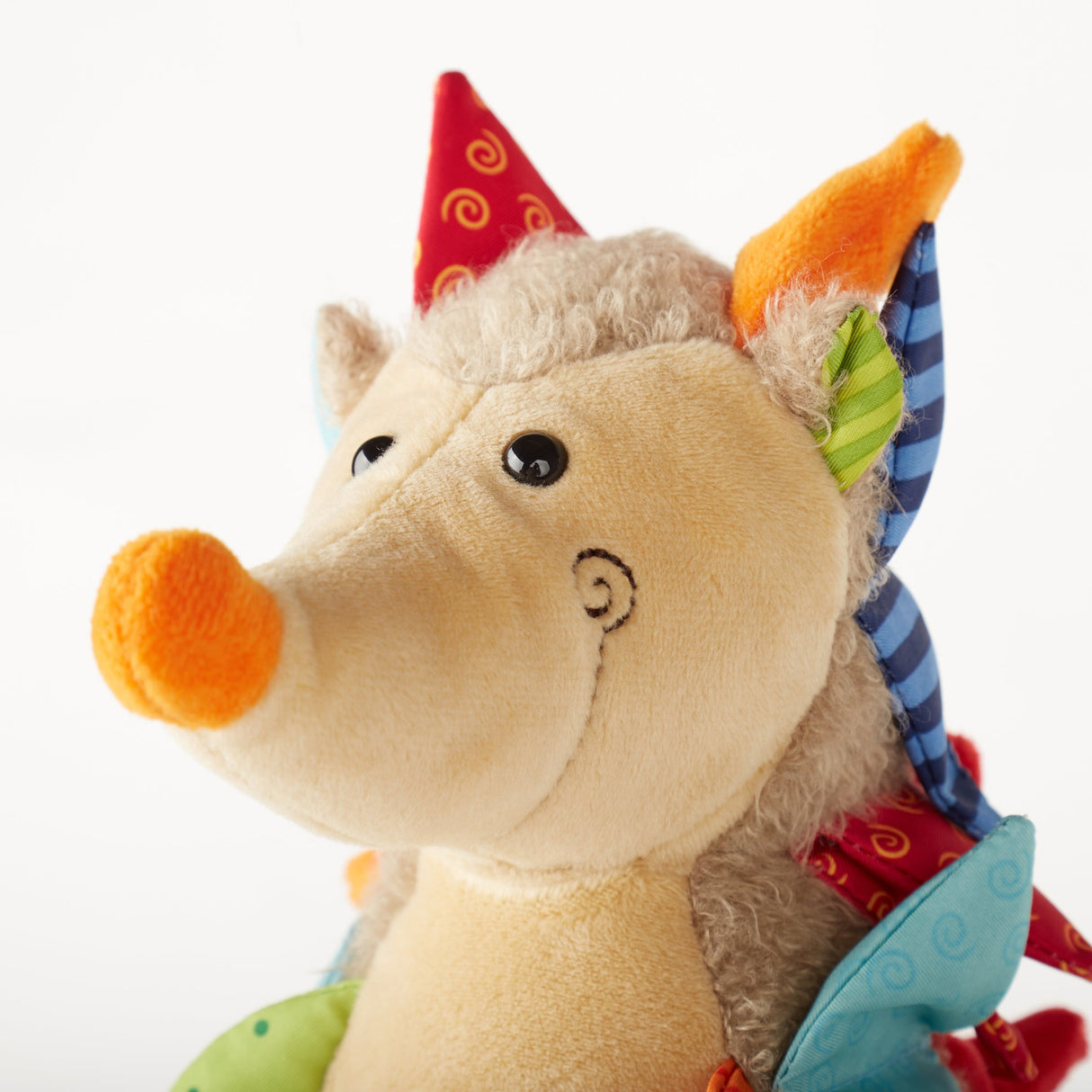 Patchwork Hedgehog Plush Toy - HoneyBug