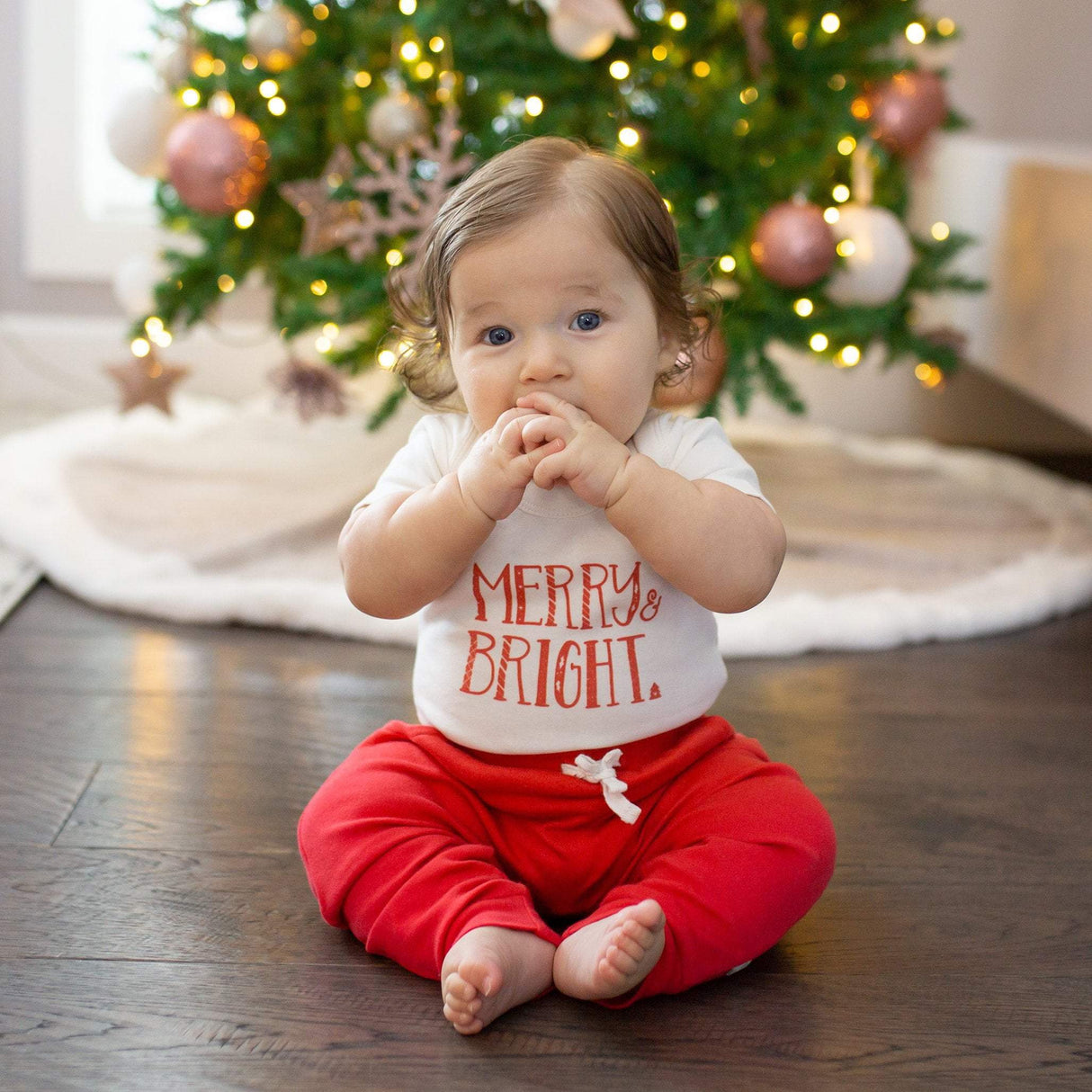 graphic bodysuit | merry & bright - HoneyBug