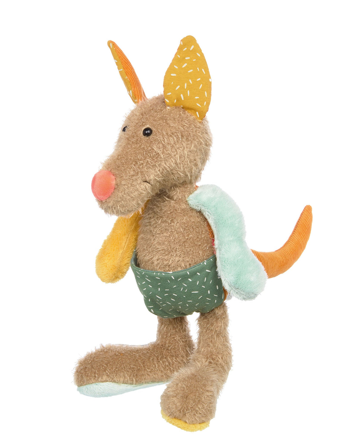 Patchwork Kangaroo Plush Toy - HoneyBug