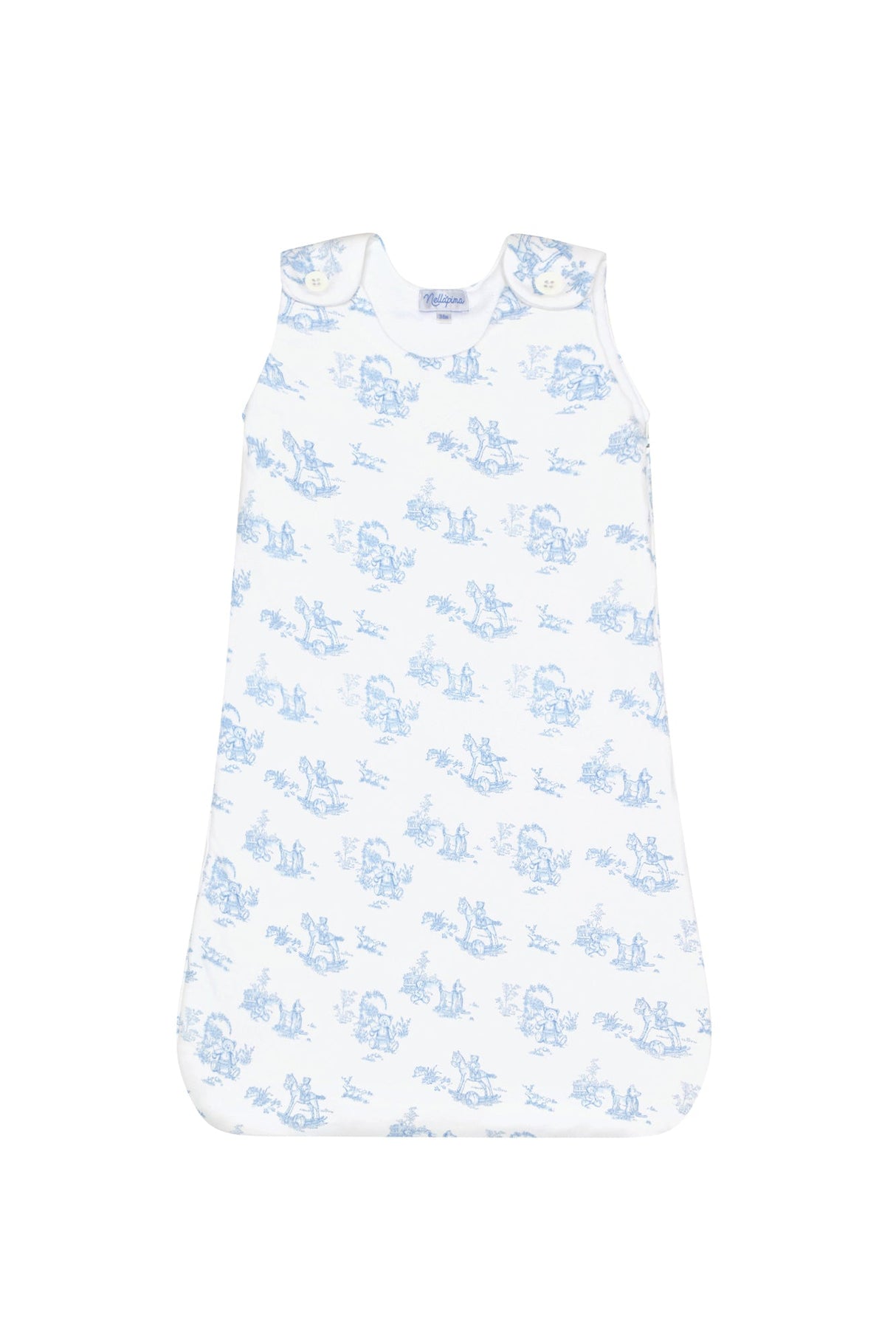 Blue Toile Winter Sack - HoneyBug