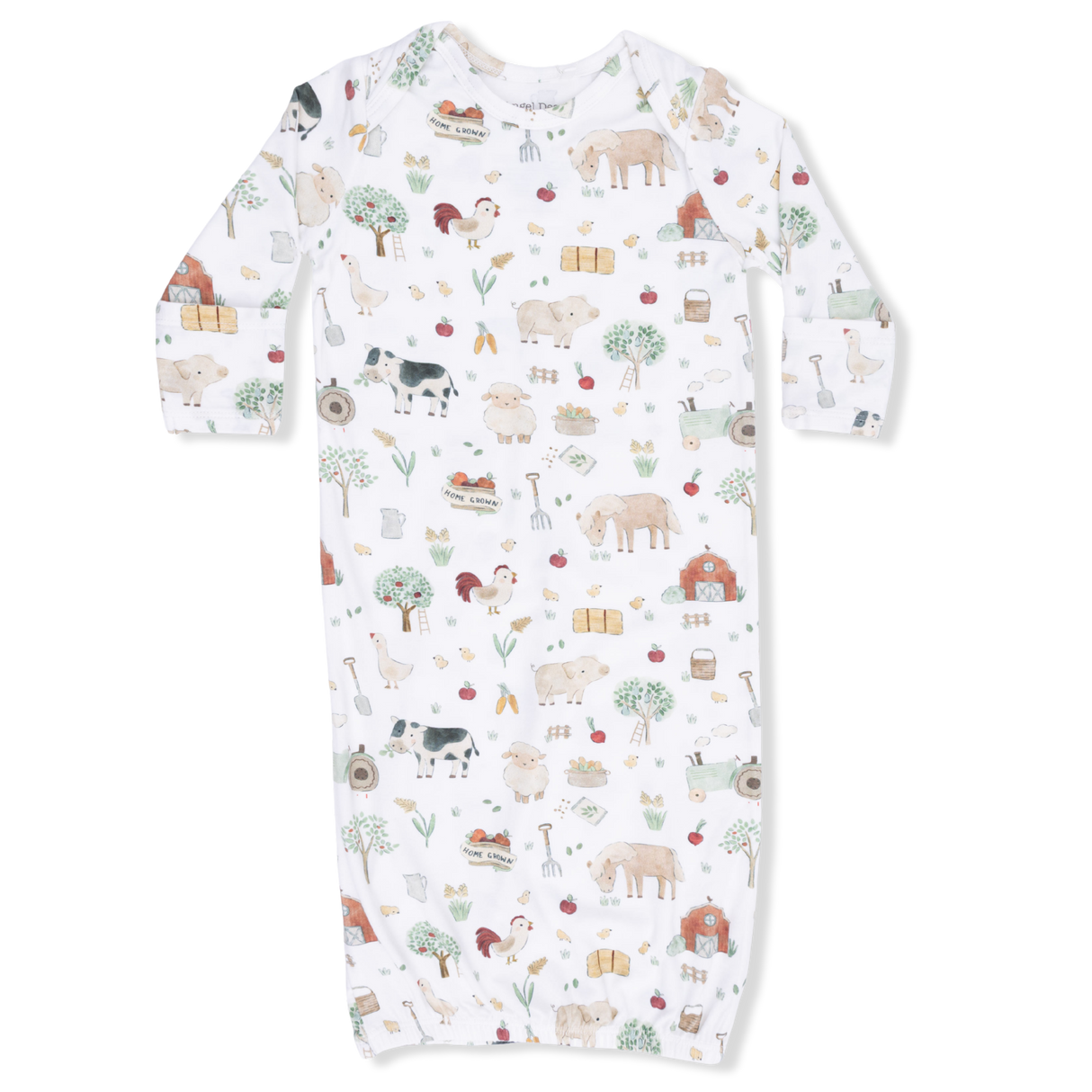 Cute Farm Animals Uni - Lap Shoulder Gown