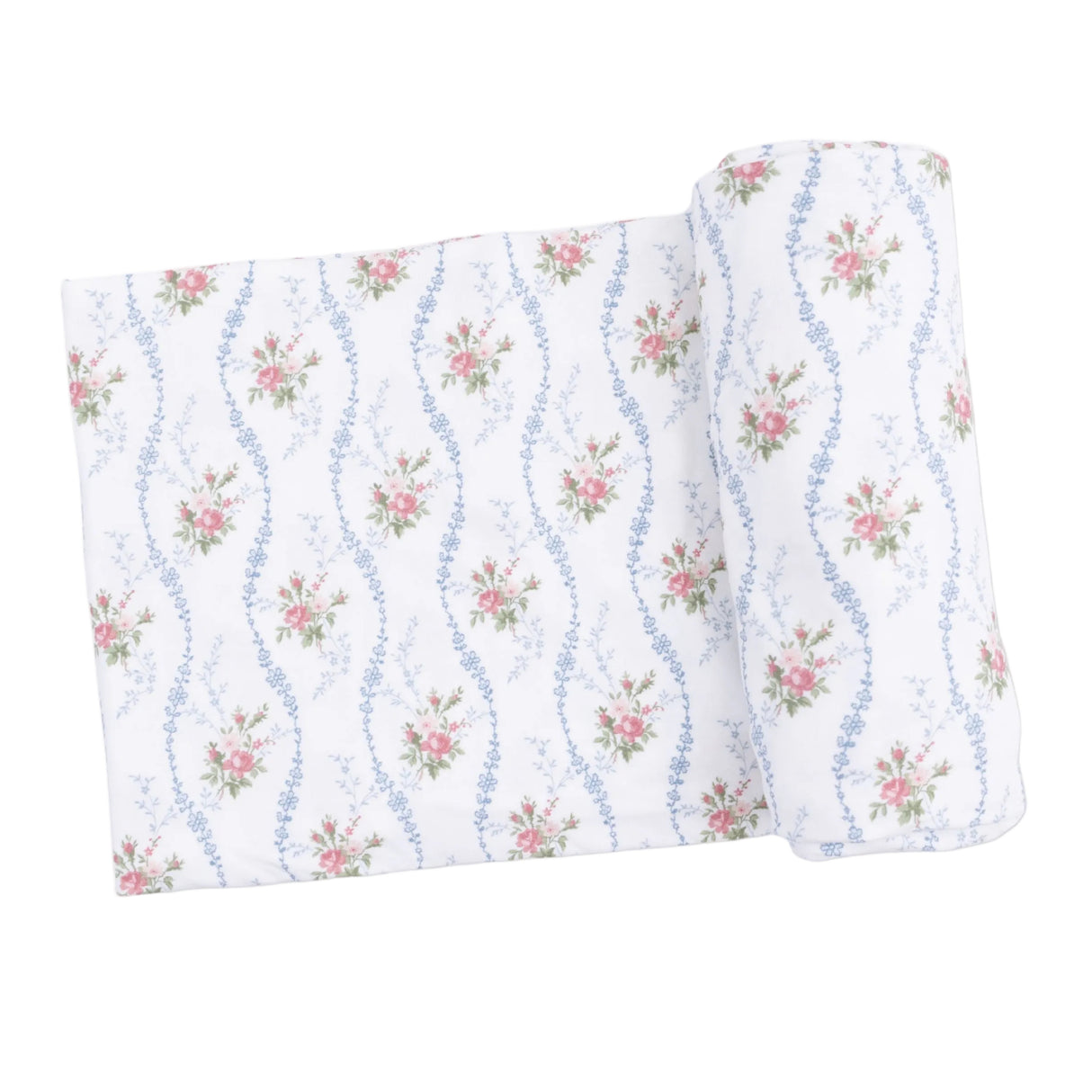 Heirloom Rose Stripe - Swaddle Blanket